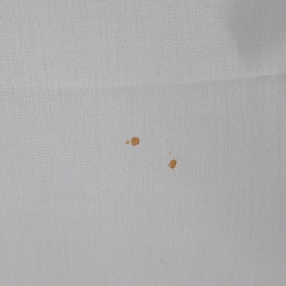 Vintage Embroidered Linen Tablecloth Ripple Edges Flower Leaf Design - Picture 5 of 9